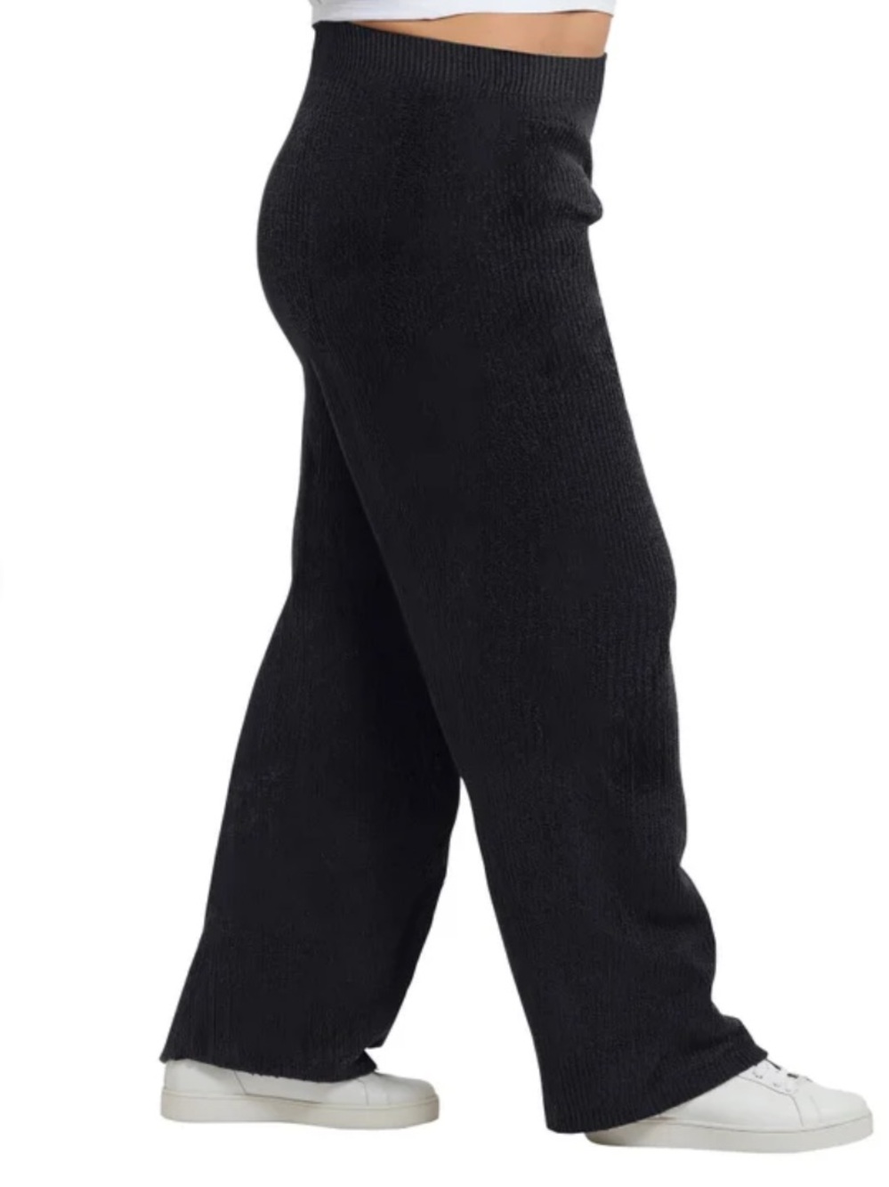 GAP Soft Sweater Pants Cotton Blend Black Small